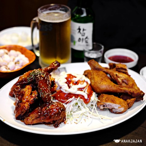 Beer 500cc KRW 3.500, Half & Half (Original & Spicy) KRW 19.000, Soju 3.000