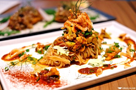 Capellini with Sakura Shrimp and Truffle Oil IDR 85k