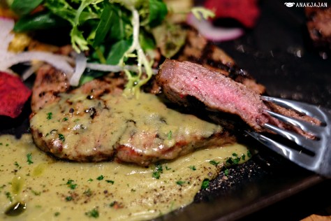 Wagyu Sirloin with Wasabi Pepper Sauce IDR 368k