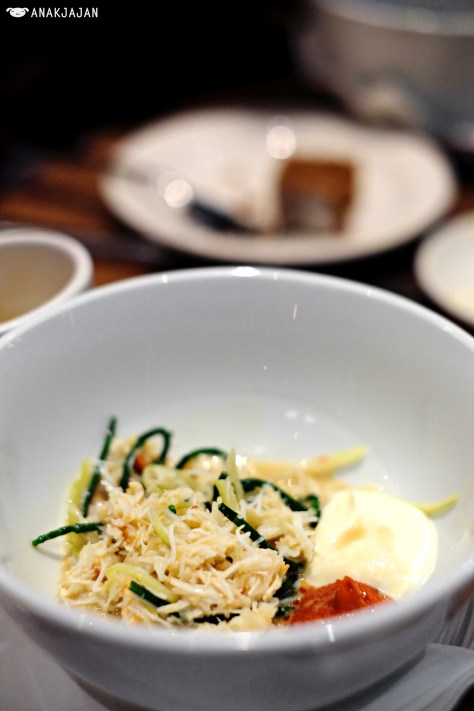 Dorset Crab Bisque, n’duja, Samphire GBP 11 