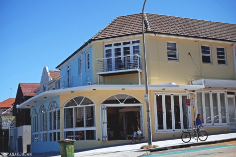 our view from the cafe