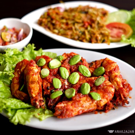 Udang Sito Balado Pete IDR 168k