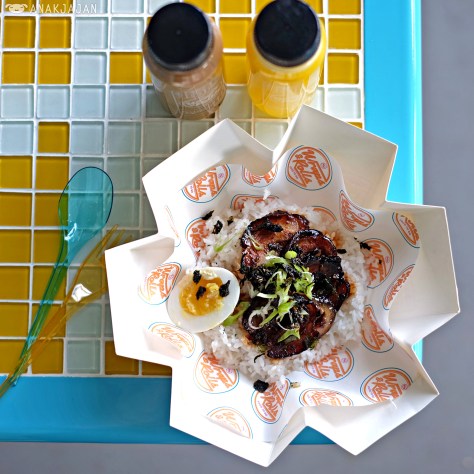 Char-siu Rice Box IDR 42k