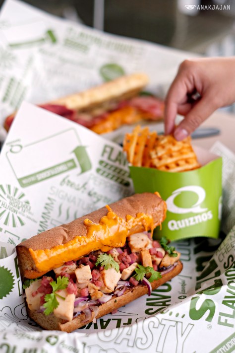 Baja Chicken Sub IDR 60k (6 inches) + Waffle Fries IDR 20k