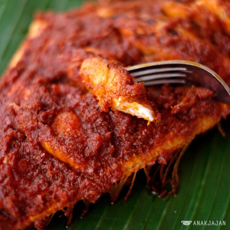 Ikan Sukang Bakar Saus Jali (Grilled LeatherJacket Fish)