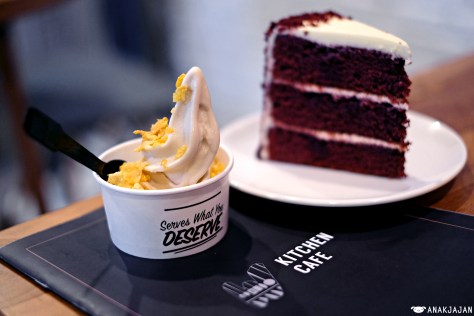 Soft Serve Cereal Ice cream IDR 30k + Cornflakes IDR 5k