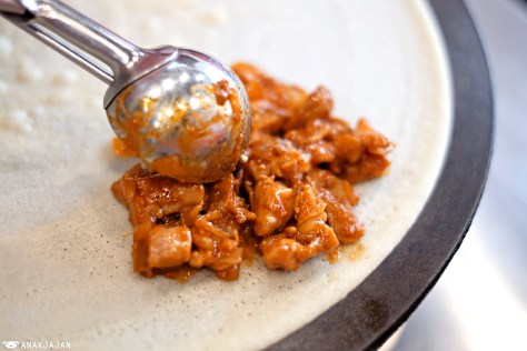 BBQ Chicken Crepes (+drink) IDR 21.363