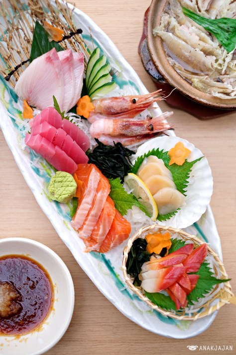 Sashimi Roppinmori IDR 300k