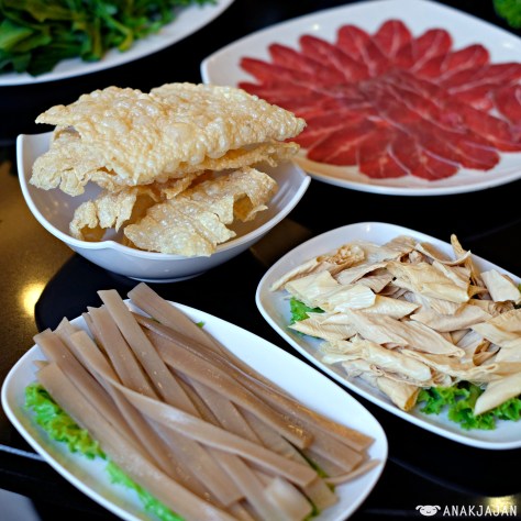 Beancurd Skin IDR 42k // Beancurd Skin IDR 42k // Chinese Sweet Potato Noodle IDR 48k // Premium Beef IDR 128k