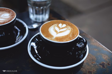 Cappuccino IDR 30k + extra shot of espresso IDR 10k