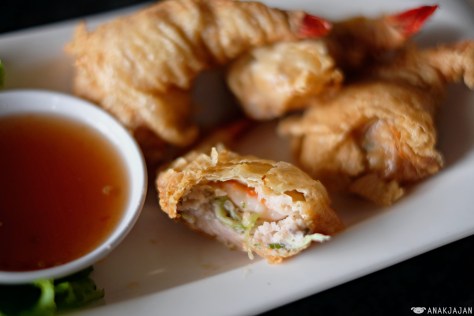 Deep Fried Shrimp in Bean Curd Skin (Udang Bungkus Tahu) IDR 76k