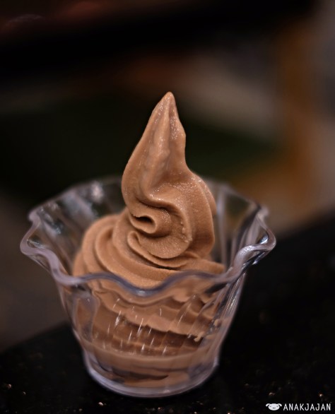 chocolate soft serve ice cream