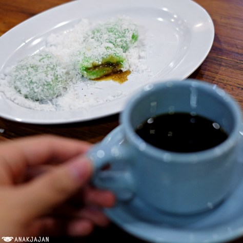 Klepon IDR 14k, Kopi Sumatra IDR 23k