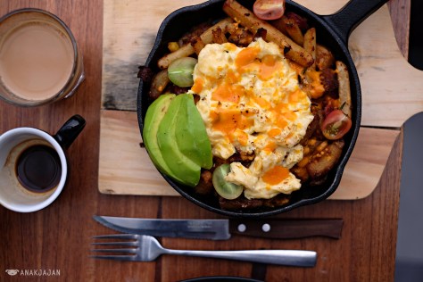 Bacon, Chorizo with Potato Hash IDR 68k