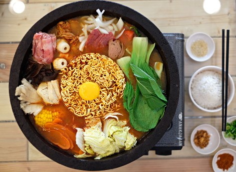 Korean Budae Jjigae IDR 215k(party), IDR 120k(date)
