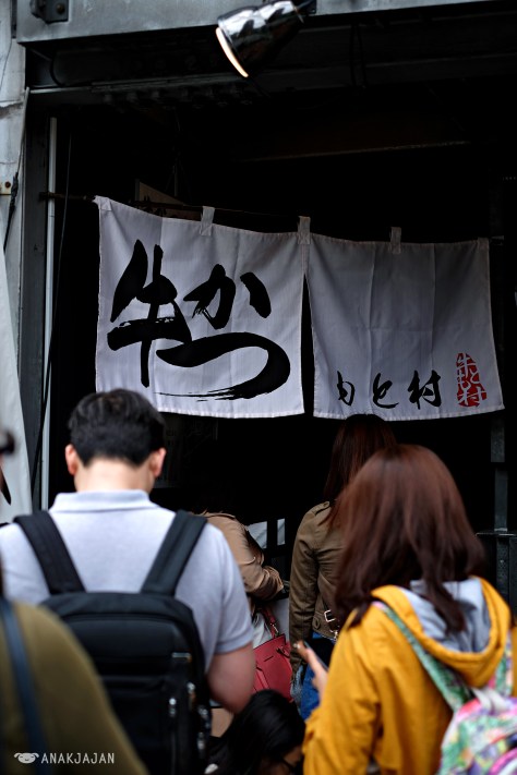 queue in front of shibuya outlet