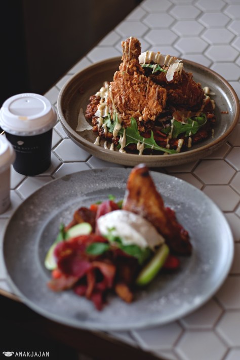 Buttermilk Chicken and Corn Fritata IDR 105k