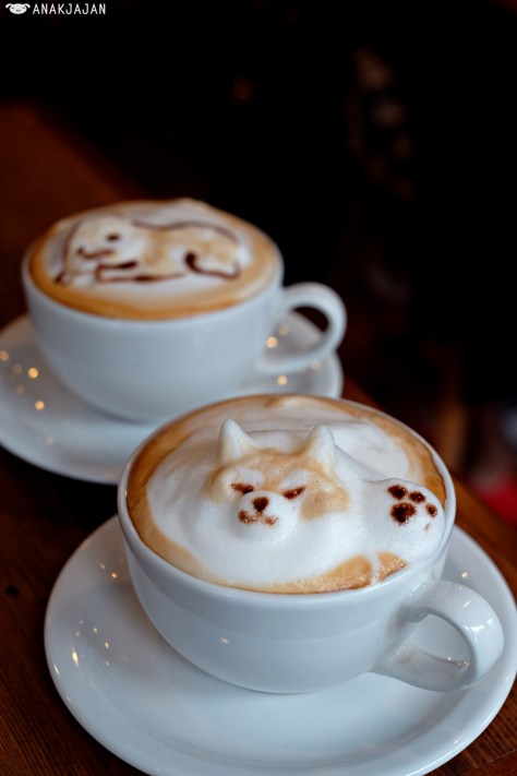 Cappuccino JPY 600 + 3D Latte Art JPY 400