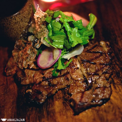 Char Grilled Grain Fed Stock Yard Rib-Eye