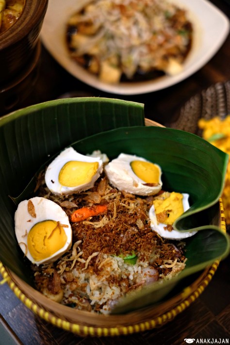 Nasi Bakul Telor Asin Krakatau IDR 60k