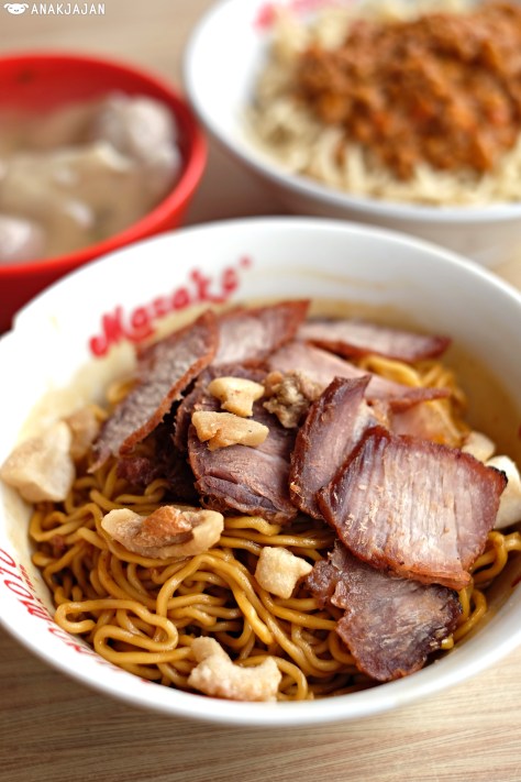 Mie Pedas Casao (Spicy Pork Charsiew Noodle) IDR 32k