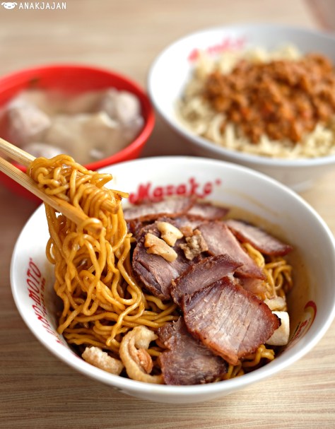Mie Pedas Casao (Spicy Pork Charsiew Noodle) IDR 32k