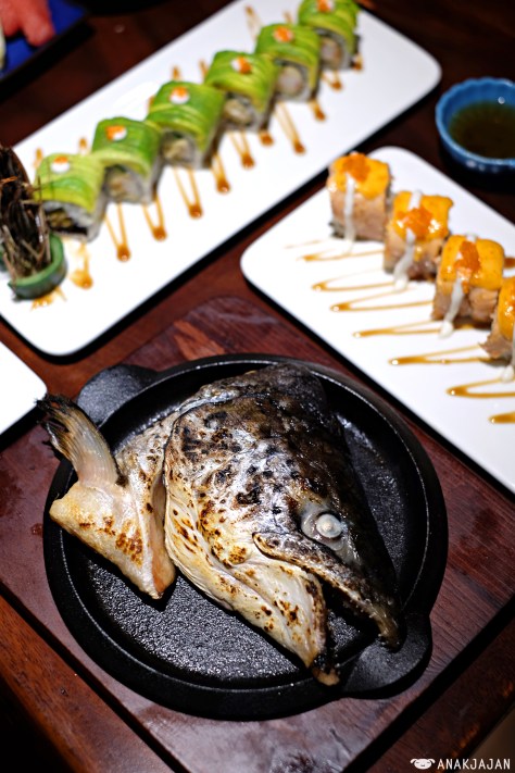 Salmon Head (Shio/Teriyaki) IDR 60.8k (ala carte) 86.8k (set) 