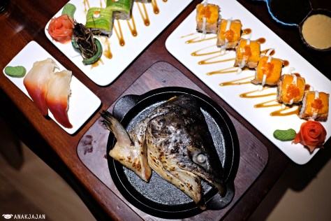 Salmon Head (Shio/Teriyaki) IDR 60.8k (ala carte) 86.8k (set) 